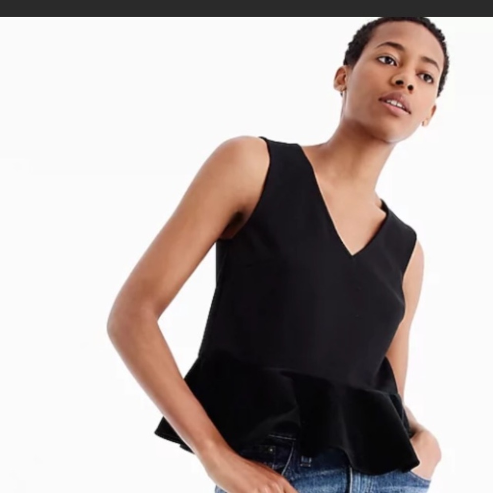 NWT J Crew Peplum Top